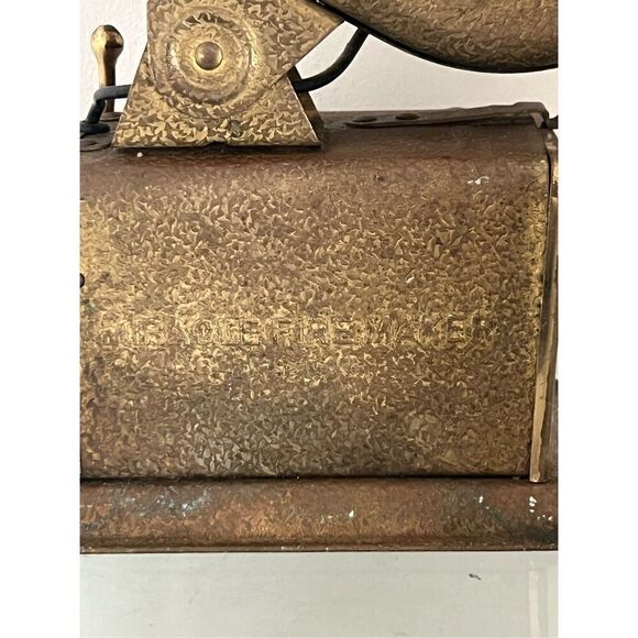 Vintage Brass Tool & Engineering Battery Operated A Rowley Miracle Fire Maker Bl - Picture 4 of 10